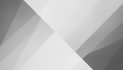 Fototapete - Abstract Geometric Composition Featuring Overlapping Transparent Layers in Gray and White Tones, Ideal for Minimalist Art Concepts