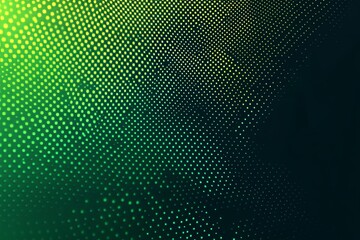 Poster - Background pattern with vibrant green dots creating a modern, dynamic visual effect perfect for design projects. Generative AI