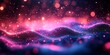 © best - Vibrant Blue and Purple Pixelated Background with Glowing Light Effects and Bokeh Patterns in Modern Minimalistic Style