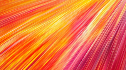 Poster - Vibrant abstract composition showcasing warm colors and dynamic movement in design