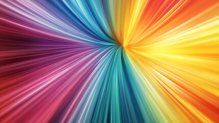 Poster - Colorful swirl of vibrant hues creating a dynamic visual experience in a digital artwork