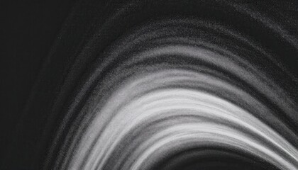 Aufkleber - Abstract Dynamic Gradient of White Dust Like Particles on Black Background Representing Motion, Minimalism, and Cosmic Energy Flow