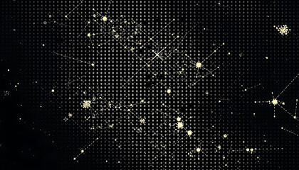 Poster - halfton pattern dot background texture overlay grunge distress linear vector. Vector halftone dots. Halftone vector Technology Background
