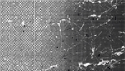 Poster - halfton pattern dot background texture overlay grunge distress linear vector. Vector halftone dots. Halftone vector Technology Background
