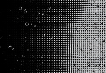 Poster - halfton pattern dot background texture overlay grunge distress linear vector. Vector halftone dots. Halftone vector Technology Background

