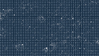 Poster - halfton pattern dot background texture overlay grunge distress linear vector. Vector halftone dots. Halftone vector Technology Background
