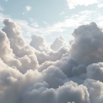 
Steam white clouds special effect 3d rendering
