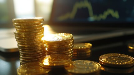 Poster - Exploring cryptocurrency trends financial market insights and digital content investment strategies