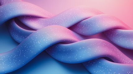 Poster - Abstract Swirling Blue and Pink Liquid:  A mesmerizing abstract image of swirling blue and pink liquid, with a subtle texture and a soft, dreamy aesthetic.
