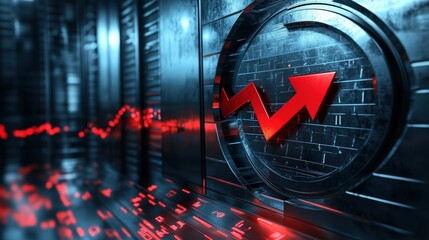 Poster - Analyzing market trends with data visualization business analytics digital environment tech perspective