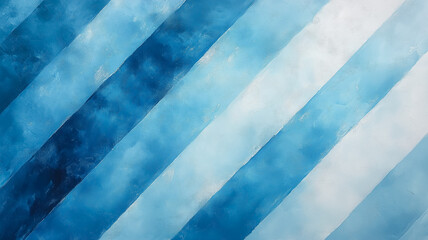 Poster - Abstract Blue Diagonal Stripes Texture 