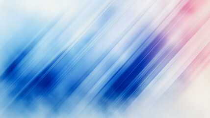 Poster - Abstract Blue and Pink Diagonal Streaks