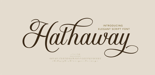 Aufkleber - elegant wedding alphabet font logo classic minimal fashion designs. typography luxury modern serif l