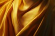 © Nurul - Luxurious golden silk fabric draped in soft folds.