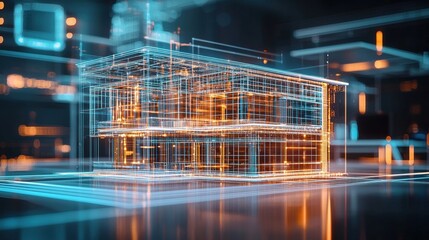 Poster - Visualizing a digital twin of a building through holographic technology in urban environments for enhanced architectural insights