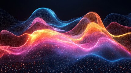 Poster - Revolutionizing energy production a vibrant futuristic power source in a digital lab conceptual visualization sci-fi environment abstract viewpoint