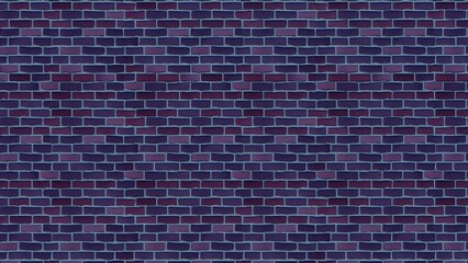 Wall Mural - Brick Pattern blue color for background or cover