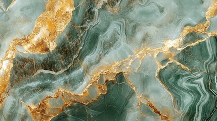 Aufkleber - Onyx and green gold marble texture stylish design for luxurious backgrounds banners or elegant wallpaper surfaces