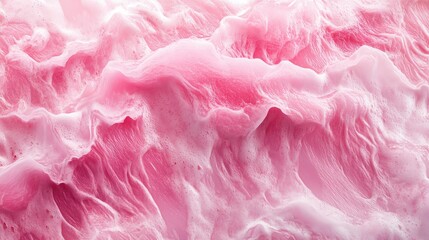 Poster - Pink ocean waves creating a textured background ideal for interior design inspiration and tropical beach themes.