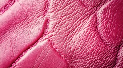 Aufkleber - Pink leather texture detailed background with a smooth and glossy finish for design and fashion applications