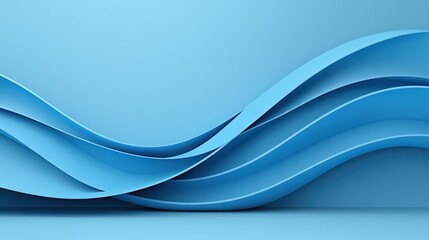 Poster - A bold solid blue pattern with a smooth texture, perfect for creating impactful, high-energy digital designs or website headers