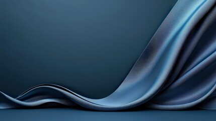 Poster - A dark navy blue solid background, providing an elegant and timeless look for luxury branding, high-end product photography, or visual content