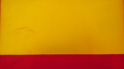 Poster - Red and Yellow Minimalist Background: A simple yet striking image featuring a vibrant yellow background seamlessly transitioning into a bold red bottom, creating a minimalist and modern aesthetic.