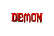 © Abdul Majid - Demon 3d text effect transparent style
