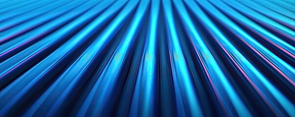 Poster - Neon abstract background idea. Abstract blue lines create a dynamic and modern background for various design projects.