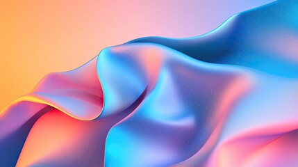 Poster - Glitter abstract background concept. Vibrant fabric texture showcasing smooth folds and a gradient of colors, ideal for design.