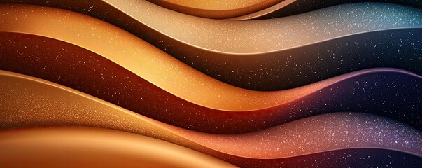 Poster - Glitter abstract background concept. Abstract waves with vibrant colors, creating a dynamic and captivating visual effect.