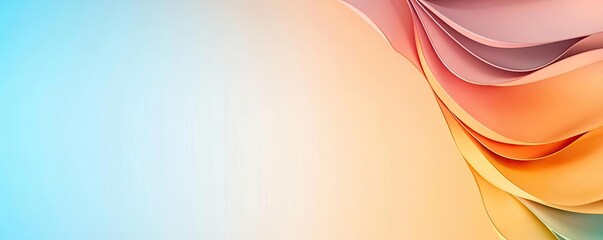 Poster - Pastel abstract background idea. A vibrant abstract background with flowing waves of color blend seamlessly.