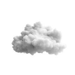 Poster - Soft White Clouds Floating Against a Clear Blue Sky Background