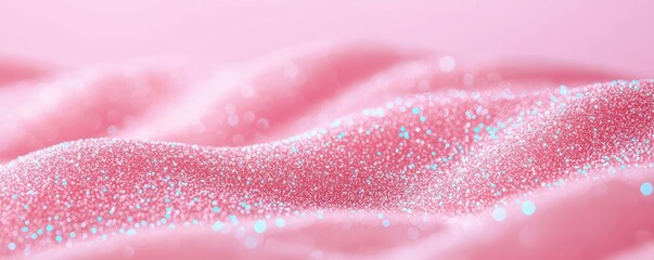 Poster - Glitter abstract background concept. Elegant pink fabric with glittery texture, perfect for backgrounds and design.