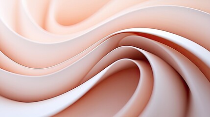 Poster - Pastel abstract background idea. Soft waves of delicate pink fabric create a serene and elegant texture for design.