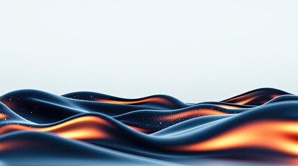 Poster - Glitter abstract background concept. Abstract waves with soft gradients create a serene and modern aesthetic.