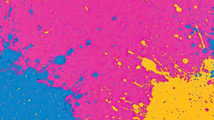 Poster - Splash abstract background concept. Bright and vibrant paint splashes create an energetic abstract background.