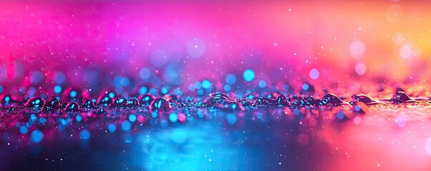 Poster - Splash abstract background concept. Vibrant abstract background with colorful bokeh and sparkles for creative projects.