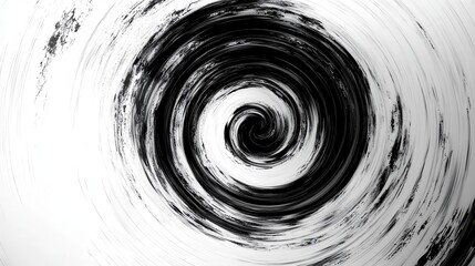 Poster - Abstract swirl of motion lines converging at a central point, perfect for bringing animated concepts to life.