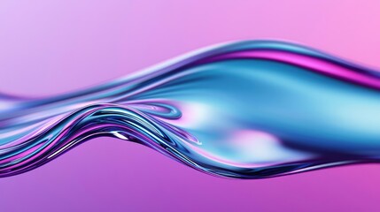 Poster - Splash abstract background concept. Abstract wave pattern with vibrant colors creating a smooth flowing design.