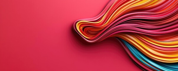 Poster - Splash abstract background concept. Colorful abstract wave design with vibrant hues on a smooth background.