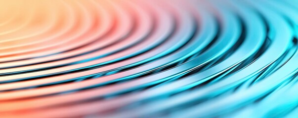 Aufkleber - Metallic abstract background concept. Abstract color waves creating a soothing visual effect with vibrant tones.