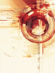 Canvas Print - an abstract illustration of sound waves intertwining with neural pathways, symbolizing the enhanceme