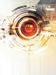 Canvas Print - an abstract illustration of sound waves intertwining with neural pathways, symbolizing the enhanceme