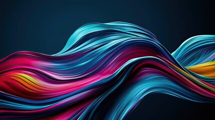 Poster - Splash abstract background concept. Vibrant flowing waves of color creating dynamic visual movement and energy.