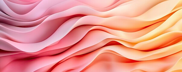 Poster - Soft abstract background idea. Flowing waves of soft color in a gradient design, perfect for backgrounds and textures.