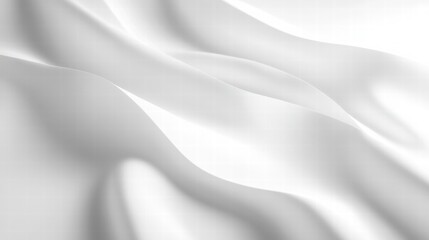 Leinwandbilder - Soft white sheet of paper lightly creased and illuminated creating an elegant texture in a bright room. Generative AI