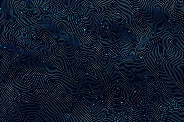 abstract close-up of a glowing blue digital circuit board, showcasing intricate connections and tech