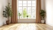 © pongtap - Cozy room decor serene indoor plants for a bright environment