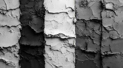Aufkleber - Abstract Black and White Backgrounds. Abstract grayscale image featuring varying textures and shades of gray and black. Creates a modern, artistic feel.